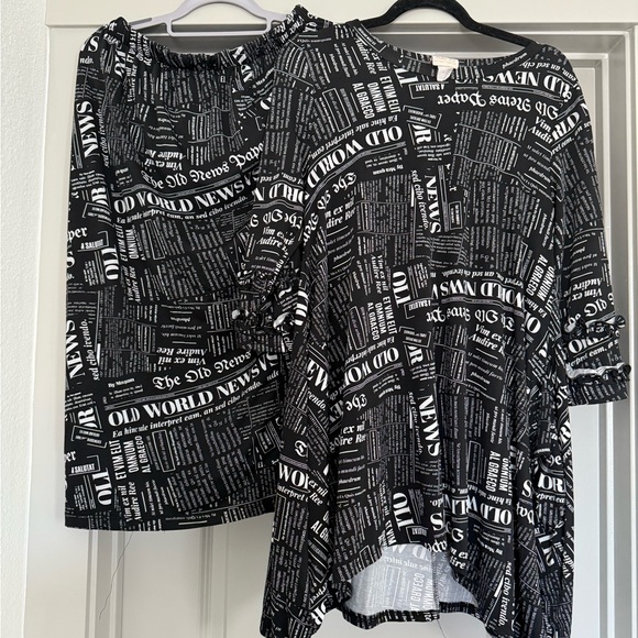 zadie b’s Other - Zadie b’s Newsprint Women's Outfit